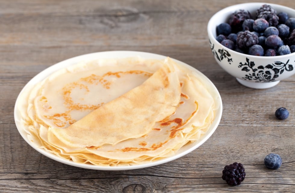 Crepes senza uova ricetta