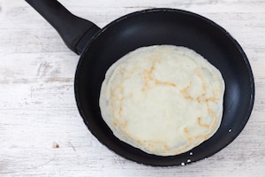 Preparazione Crepes senza uova - Fase 3