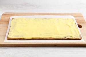 Preparazione Girella al cacao con crema al cioccolato bianco  - Fase 2