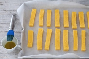 Preparazione Polenta concia finger food - Fase 3