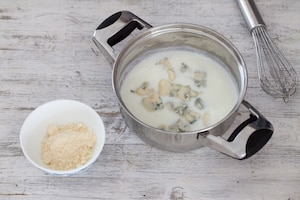 Preparazione Polenta concia finger food - Fase 4