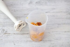 Preparazione Risotto alla zucca con strachitunt e fave di cacao - Fase 1