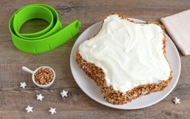 Torta alla zucca, mandorle e noce moscata