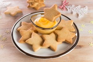 Preparazione Biscotti alle patate e cannella con crema all'arancia - Fase 2