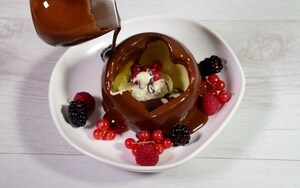 Preparazione Choco ball di cioccolato bianco - Fase 7