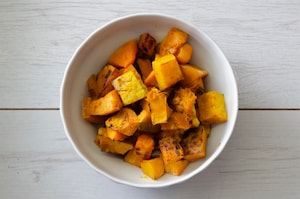 Preparazione Fusillotti con zucca, lenticchie e prosciutto croccante - Fase 3