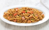 Linguine al pesto di pistacchi e salmone