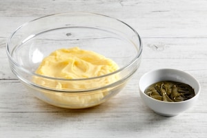 Preparazione Mattonella con crema al pistacchio - Fase 1