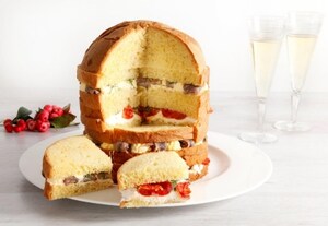 Preparazione Panettone farcito salato con pomodori confit, burrata e alici - Fase 4