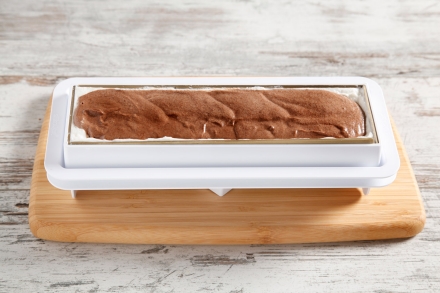 Preparazione Semifreddo panna e cioccolato - Fase 3 Preparazione Semifreddo panna e cioccolato - Fase 3