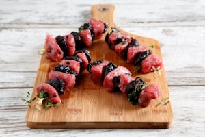 Preparazione Spiedini di manzo e prugne d'Agen - Fase 2