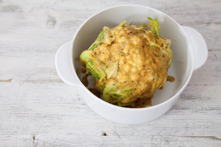 Preparazione Cavolfiore arrosto - Fase 2 Preparazione Cavolfiore arrosto - Fase 2