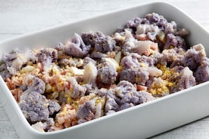 Preparazione Cavolfiore viola al forno - Fase 4