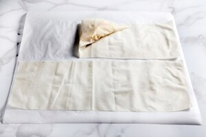 Preparazione Fagottini di pasta fillo pere e gorgonzola - Fase 3