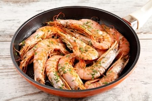 Preparazione Gamberoni in padella - Fase 3