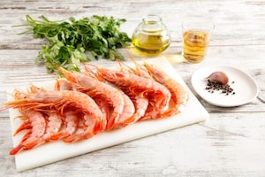 Preparazione Gamberoni in padella - Fase 1