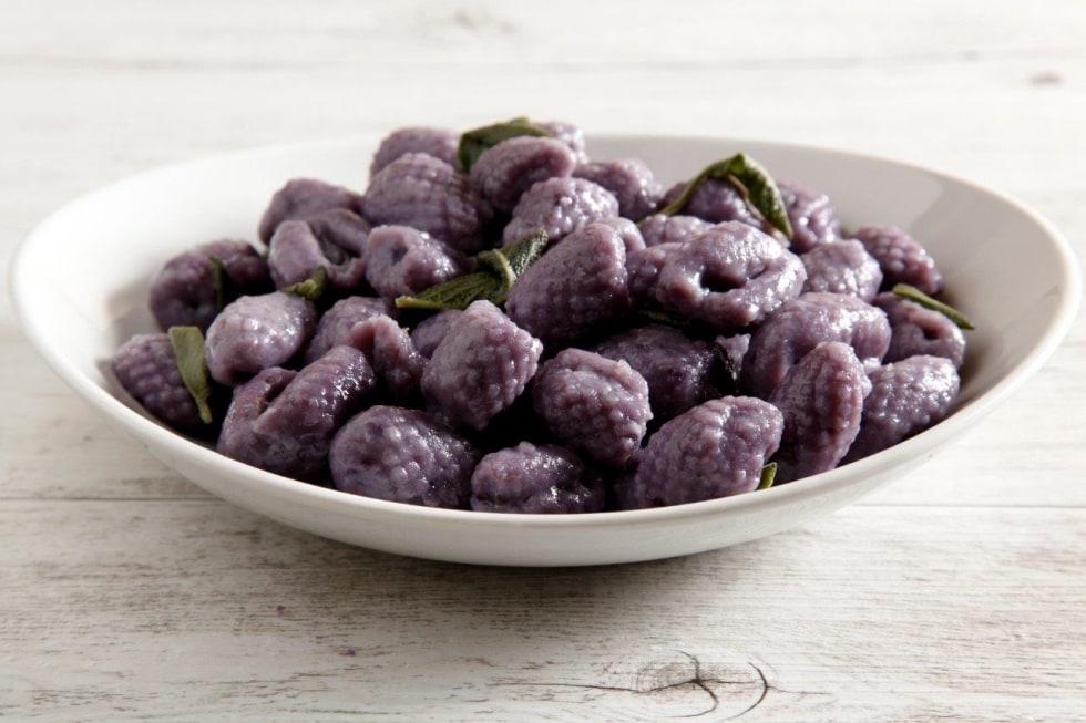 Gnocchi di patate viola ricetta