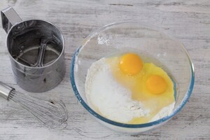 Preparazione Pancake ripieni alla Nutella - Fase 1
