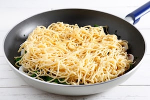 Preparazione Tagliolini cime di rapa e calamari - Fase 3