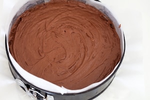 Preparazione Torta al cioccolato e caffè con crema pasticciera al cioccolato - Fase 3