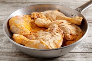 Preparazione Pollo alla curcuma - Fase 2