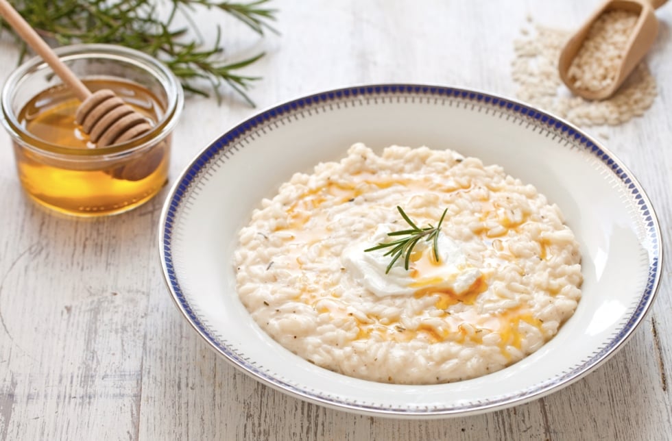 Risotto al miele e rosmarino ricetta