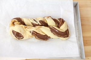 Preparazione Treccia alla Nutella - Fase 5