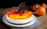 Cheesecake arancia e cioccolato