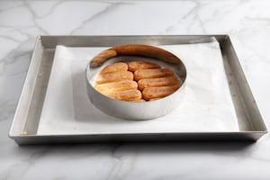 Preparazione Cremoso al cioccolato con mousse al lampone - Fase 2