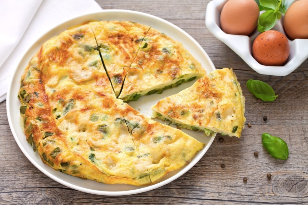 Frittata di asparagi ricetta