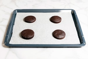 Preparazione Morbidoso con nido di cremoso al cioccolato fondente - Fase 4