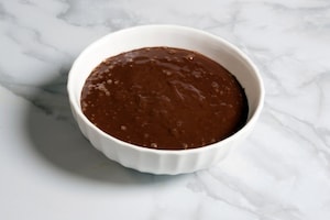 Preparazione Morbidoso con nido di cremoso al cioccolato fondente - Fase 2