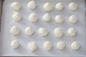 Preparazione Palline al cocco e cioccolato - Fase 2