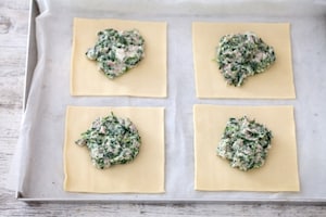 Preparazione Sfogliatine al prosciutto cotto e spinaci - Fase 3