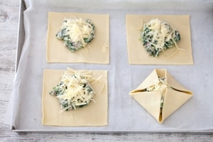 Preparazione Sfogliatine al prosciutto cotto e spinaci - Fase 3