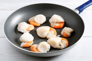 Preparazione Spaghetti di farro con pancetta e capesante - Fase 2