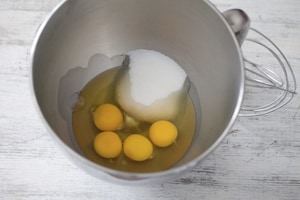 Preparazione Torta ricotta e pere - Fase 1