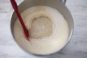Preparazione Torta ricotta e pere - Fase 1