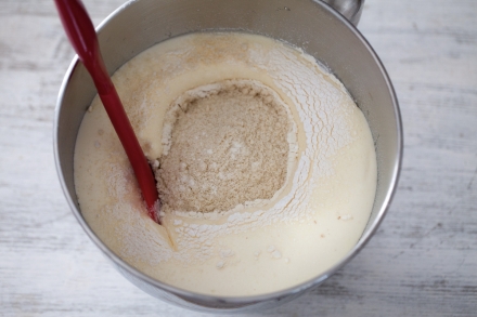 Preparazione Torta ricotta e pere - Fase 1 Preparazione Torta ricotta e pere - Fase 1