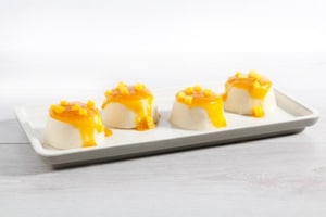 Preparazione Bavarese vegan al cocco e coulis di mango - Fase 4