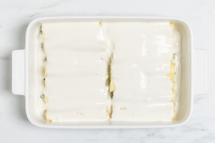 Preparazione Cannelloni ricotta e spinaci - Fase 5 Preparazione Cannelloni ricotta e spinaci - Fase 5