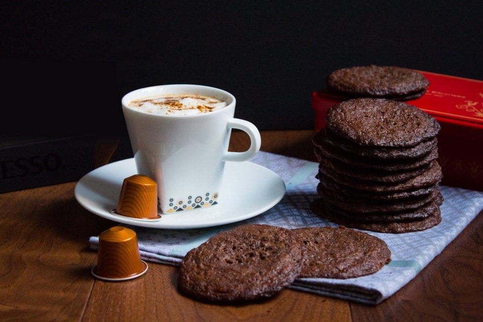 Cookies al caffè e cioccolato ricetta