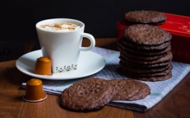 Cookies al caffè e cioccolato