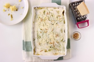 Preparazione Lasagne al pesto - Fase 3