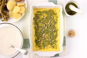 Preparazione Lasagne al pesto - Fase 2