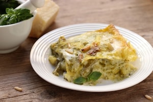 Preparazione Lasagne al pesto - Fase 4