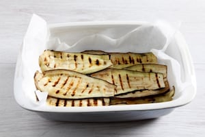 Preparazione Millefoglie di zucchine e melanzane - Fase 3