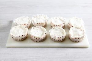 Preparazione Mini cheesecake panna, cioccolato e fragole - Fase 3