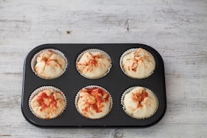 Preparazione Muffin di pizza - Fase 3
