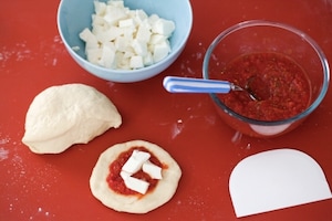 Preparazione Muffin di pizza - Fase 2